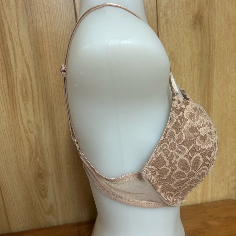 Victoria’s Secret Sexy Tee Marzipan Lace Push Up Bra Size 36C - Picture 4 of 9